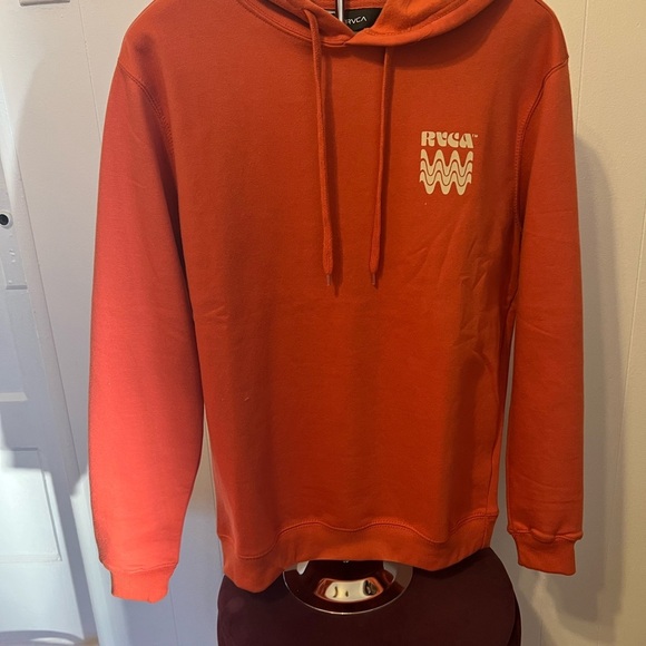 RVCA
Women's Orange Rvca At Ease Graphic Print Hoodie In Peach, Size X-Small - Picture 6 of 10